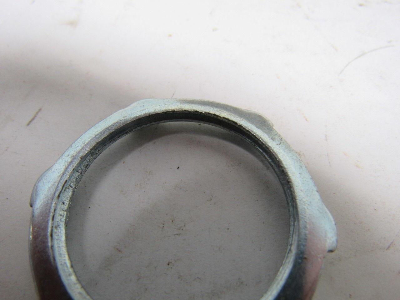 NEER L-300 1" Zinc Plated Steel Locknut for Rigid or IMC Conduits Box of 100