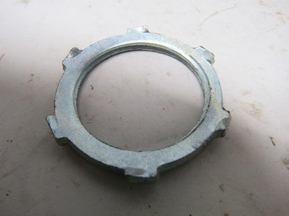 NEER L-300 1" Zinc Plated Steel Locknut for Rigid or IMC Conduits Box of 100