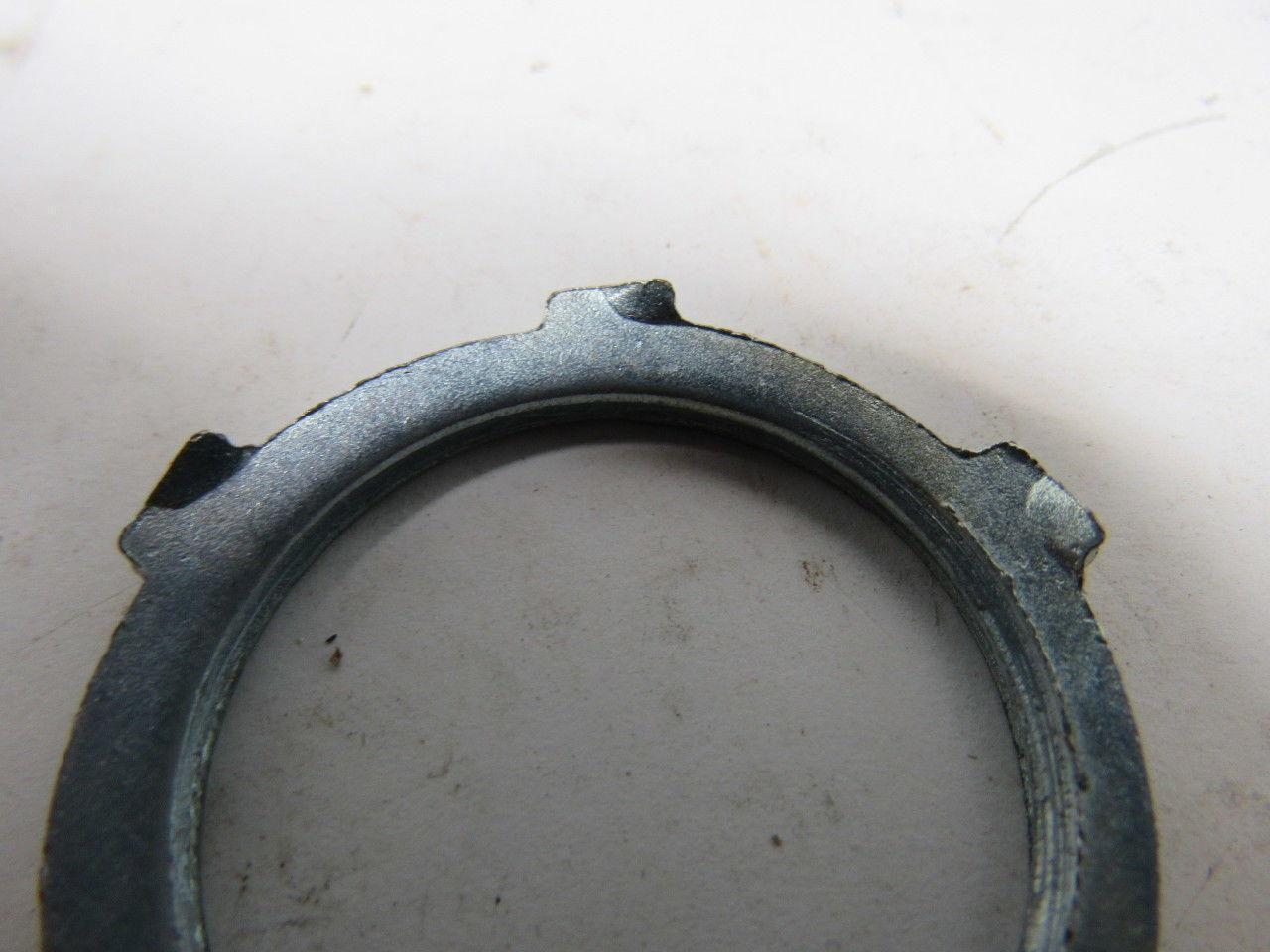 NEER L-300 1" Zinc Plated Steel Locknut for Rigid or IMC Conduits Box of 100