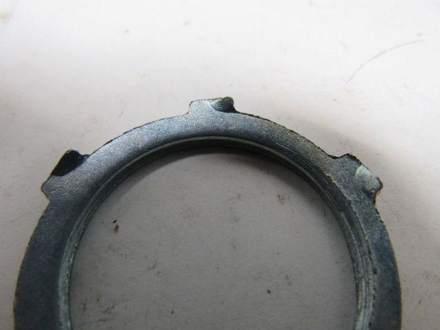 NEER L-300 1" Zinc Plated Steel Locknut for Rigid or IMC Conduits Box of 100