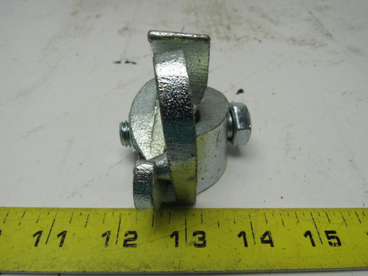 Steel City EC1-1 1" Malleable Iron Edge Clamp to Conduit Clamp Box of 25