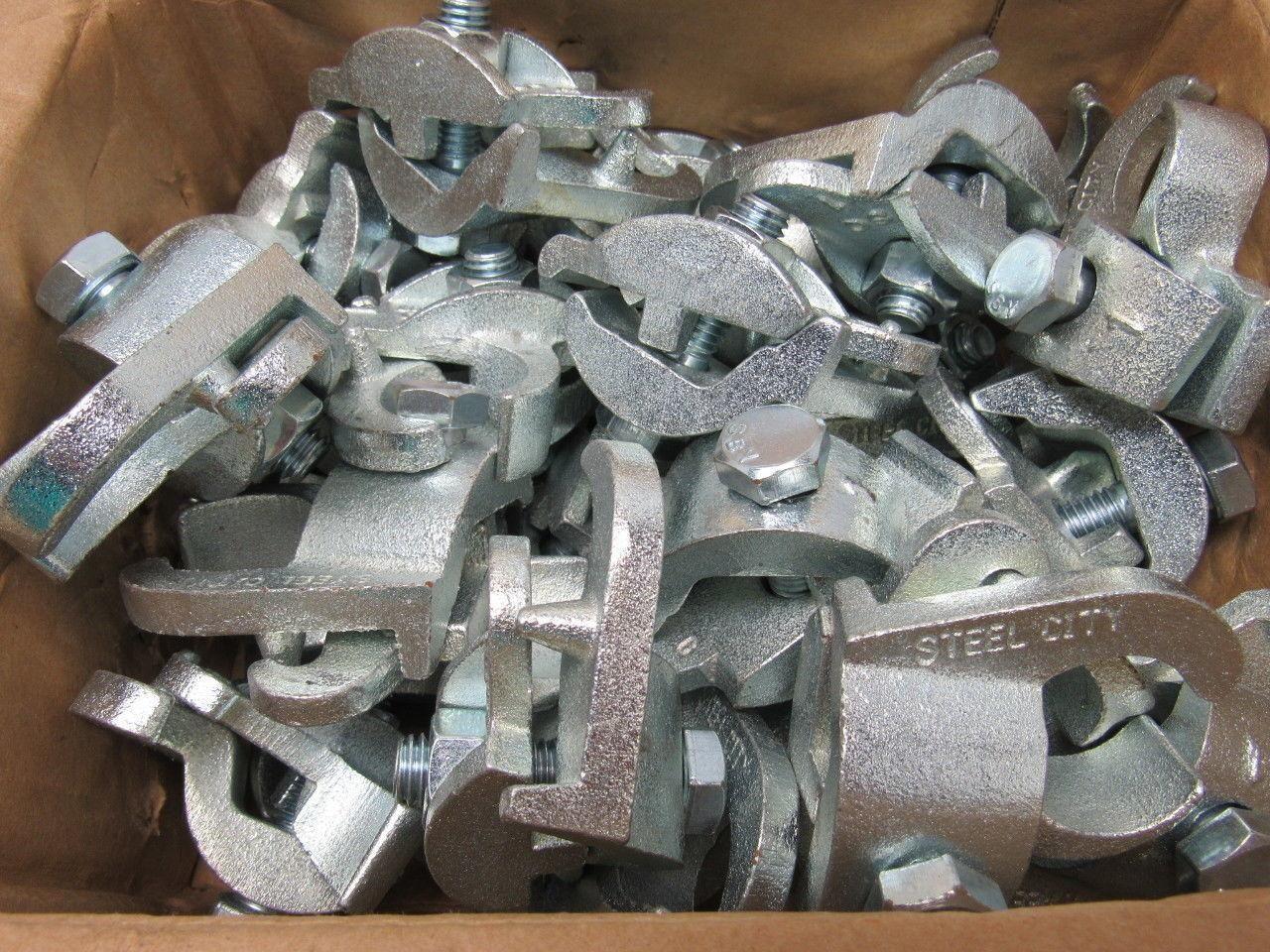 Steel City EC1-1 1" Malleable Iron Edge Clamp to Conduit Clamp Box of 25