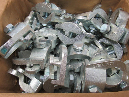 Steel City EC1-1 1" Malleable Iron Edge Clamp to Conduit Clamp Box of 25