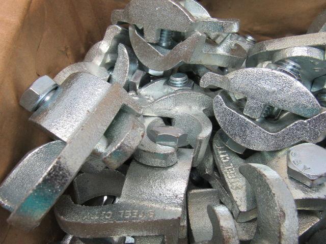 Steel City EC1-1 1" Malleable Iron Edge Clamp to Conduit Clamp Box of 25