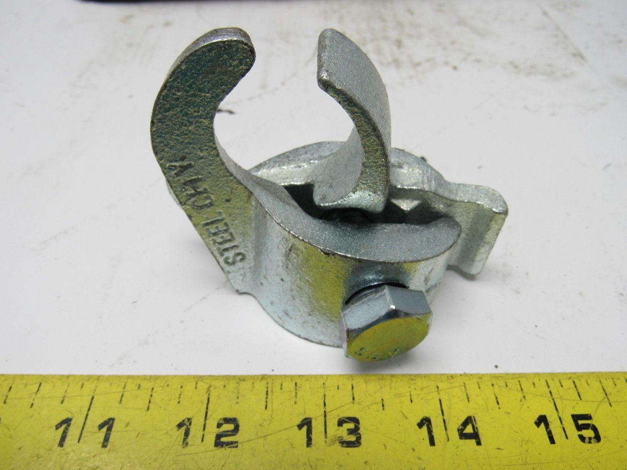 Steel City EC1-1 1" Malleable Iron Edge Clamp to Conduit Clamp Box of 25