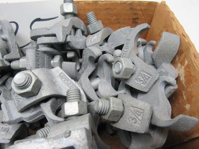 Appleton PC75ET 3/4" Malleable Iron Vertical Mount Conduit Clamp 1" OD Box of 25