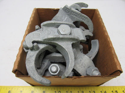 Appleton PC125ET 1-1/2" Malleable Iron Edge Clamp to Conduit Clamp Lot of 8