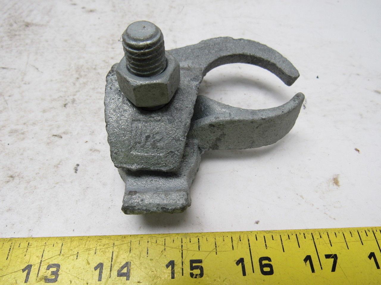 Appleton PC125ET 1-1/2" Malleable Iron Edge Clamp to Conduit Clamp Lot of 8