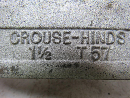 Crouse-Hinds T57 1-1/2" Conduit Outlet Body Lot of 8