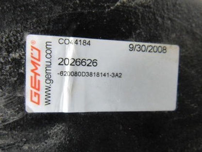 GEMU 620080D3818141-3A2 3" pneumatically operated 2/2-way diaphragm valve