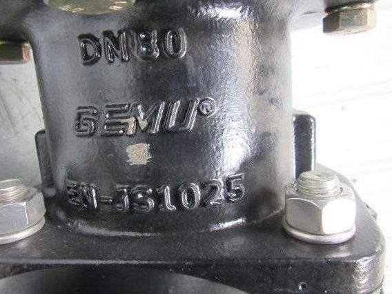 GEMU 620080D3818141-3A2 3" pneumatically operated 2/2-way diaphragm valve