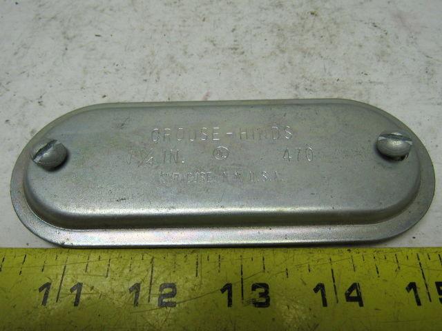 Crouse-Hinds 470 1-1/4" Conduit Outlet Body Cover Lot of 24