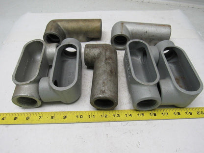 Appleton LL47 1-1/4" Rigid Conduit Outlet Body Lot 0f 7