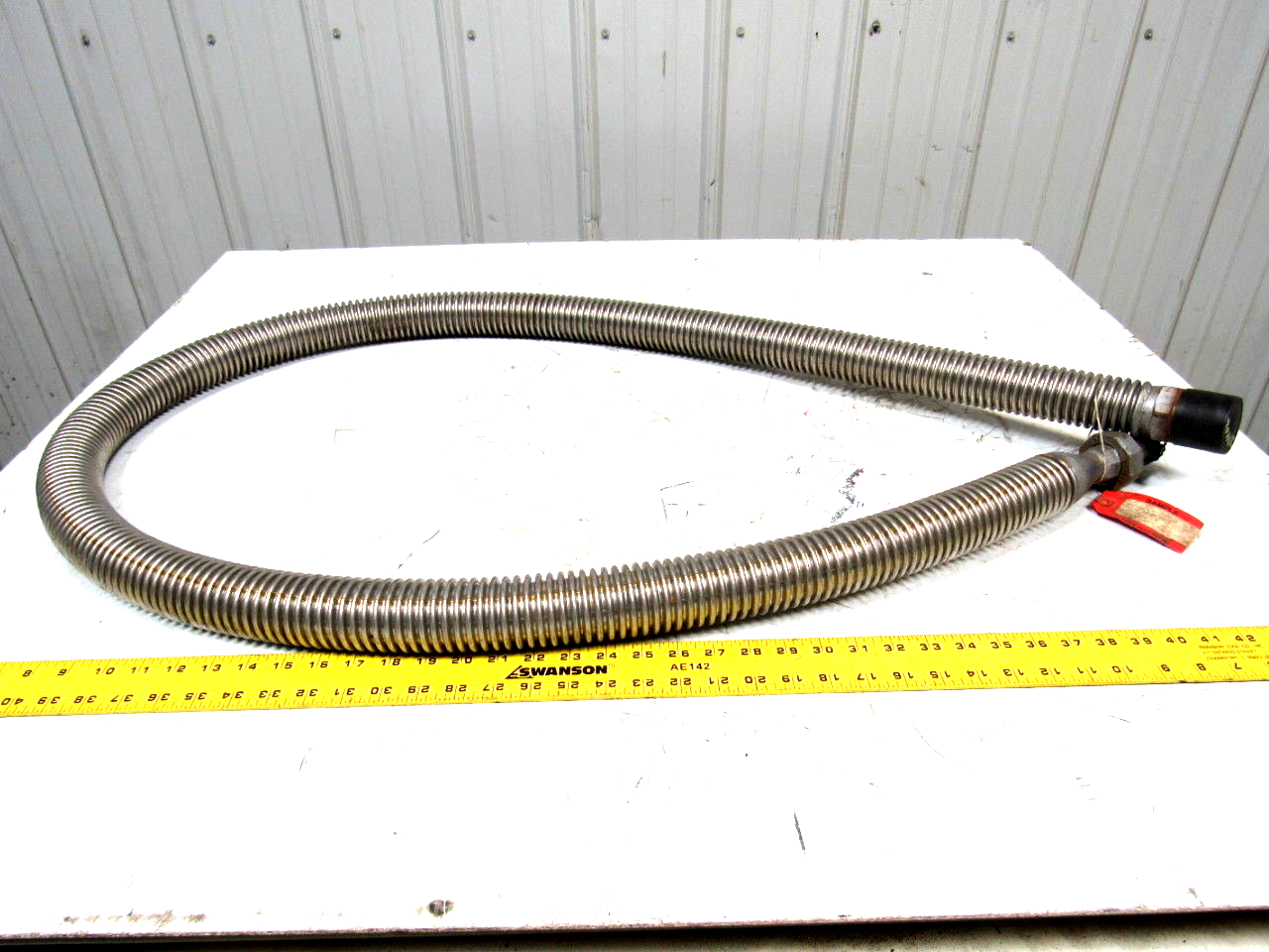 Hose Master SP-FH-11-13 Corrugated Metal Flex Hose Stainless 1-5/8" x 8'