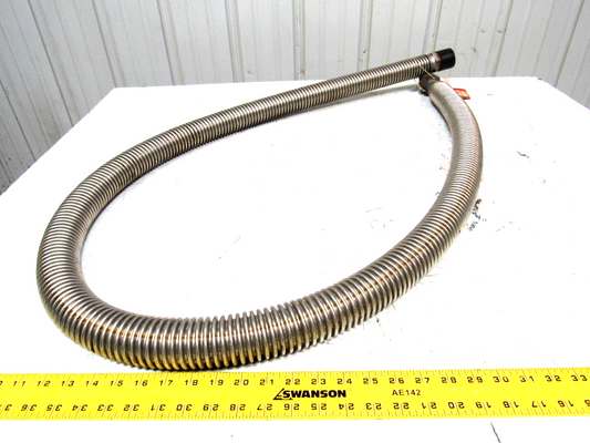 Hose Master SP-FH-11-13 Corrugated Metal Flex Hose Stainless 1-5/8" x 8'