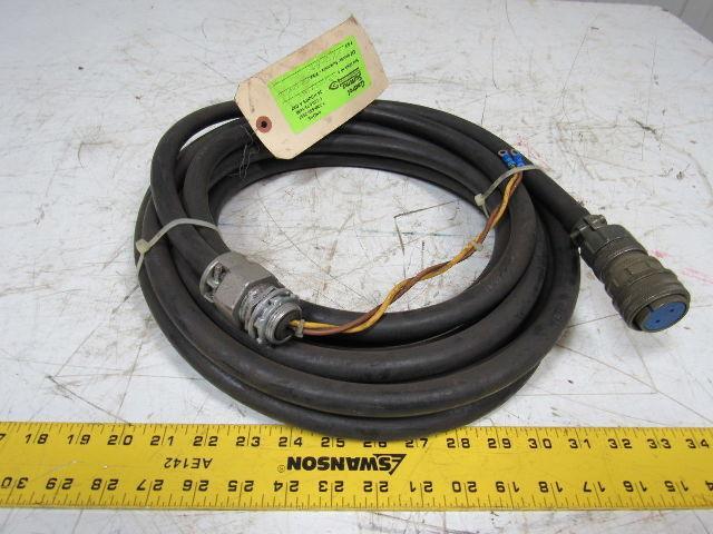 3/8" Hydraulic Hose Approx. 30' W/97-3055-22-12 Amphenol 2 pin Connector