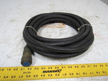 3/8" Hydraulic Hose Approx. 30' W/97-3055-22-12 Amphenol 2 pin Connector