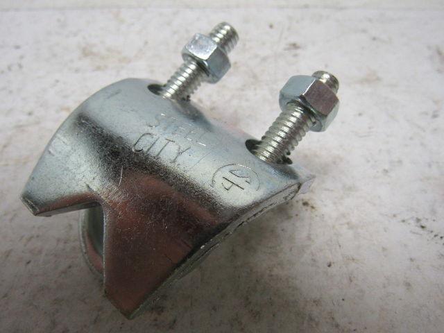Steel City RCS 1/2 Conduit/Pipe To Beam Clamp 50/Lot Galvanized NIB