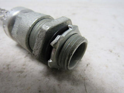 Bryant FC38 Cable Strain Relief 1/2" Straight Male Connector Lot of 4