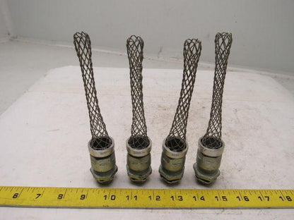 Bryant FC38 Cable Strain Relief 1/2" Straight Male Connector Lot of 4