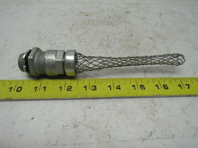 Bryant FC38 Cable Strain Relief 1/2" Straight Male Connector Lot of 4