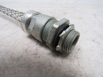 Bryant FC38 Cable Strain Relief 1/2" Straight Male Connector Lot of 4