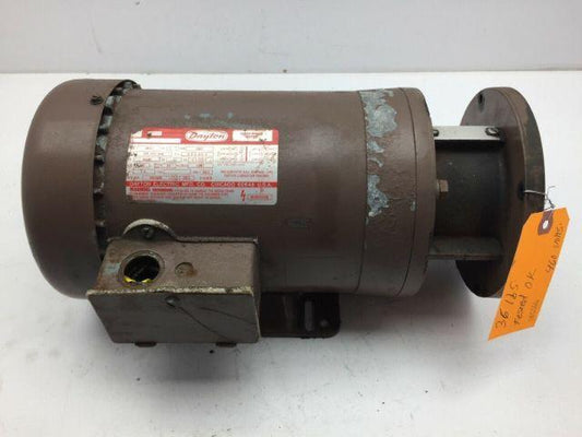 Dayton 3N447 2 HP Electric Motor208-220/440V 3PH 3450 RPM H56HC Frame