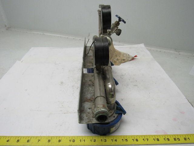 Everpure Quad 3/4" Filter Head Assembly, Glass Missing In 1 Gauge