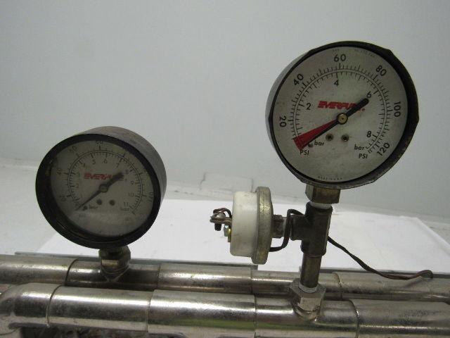 Everpure Quad 3/4" Filter Head Assembly, Glass Missing In 1 Gauge
