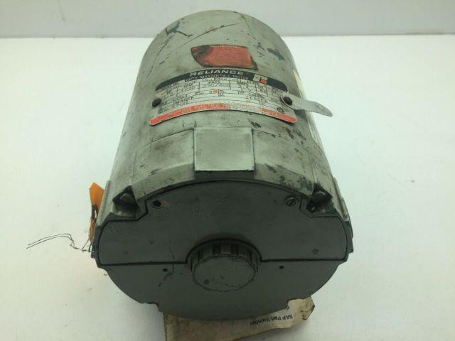 Reliance P14H0403P 1 HP Electric Motor 230/460V 3PH 1730 RPM BB143T Frame