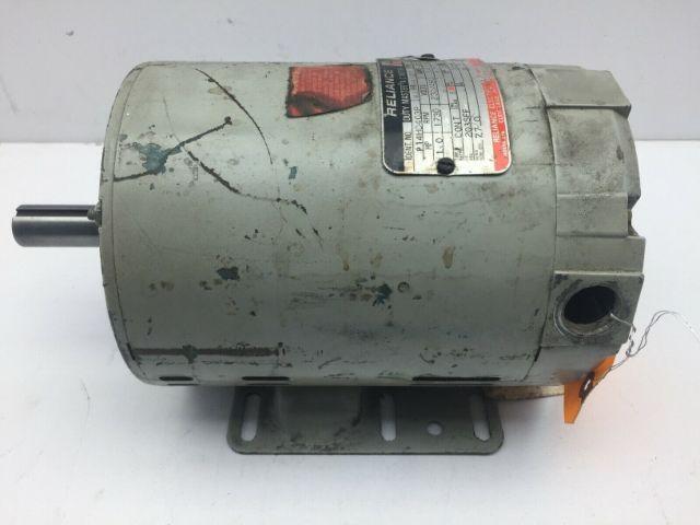 Reliance P14H0403P 1 HP Electric Motor 230/460V 3PH 1730 RPM BB143T Frame
