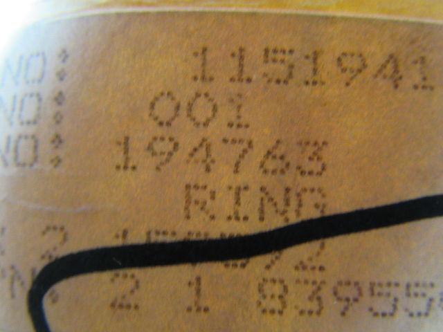 Copes Vulcan 194763 Ring Seal For Globe Valve 4-5/8" I.D. X 3-1/2" I.D.