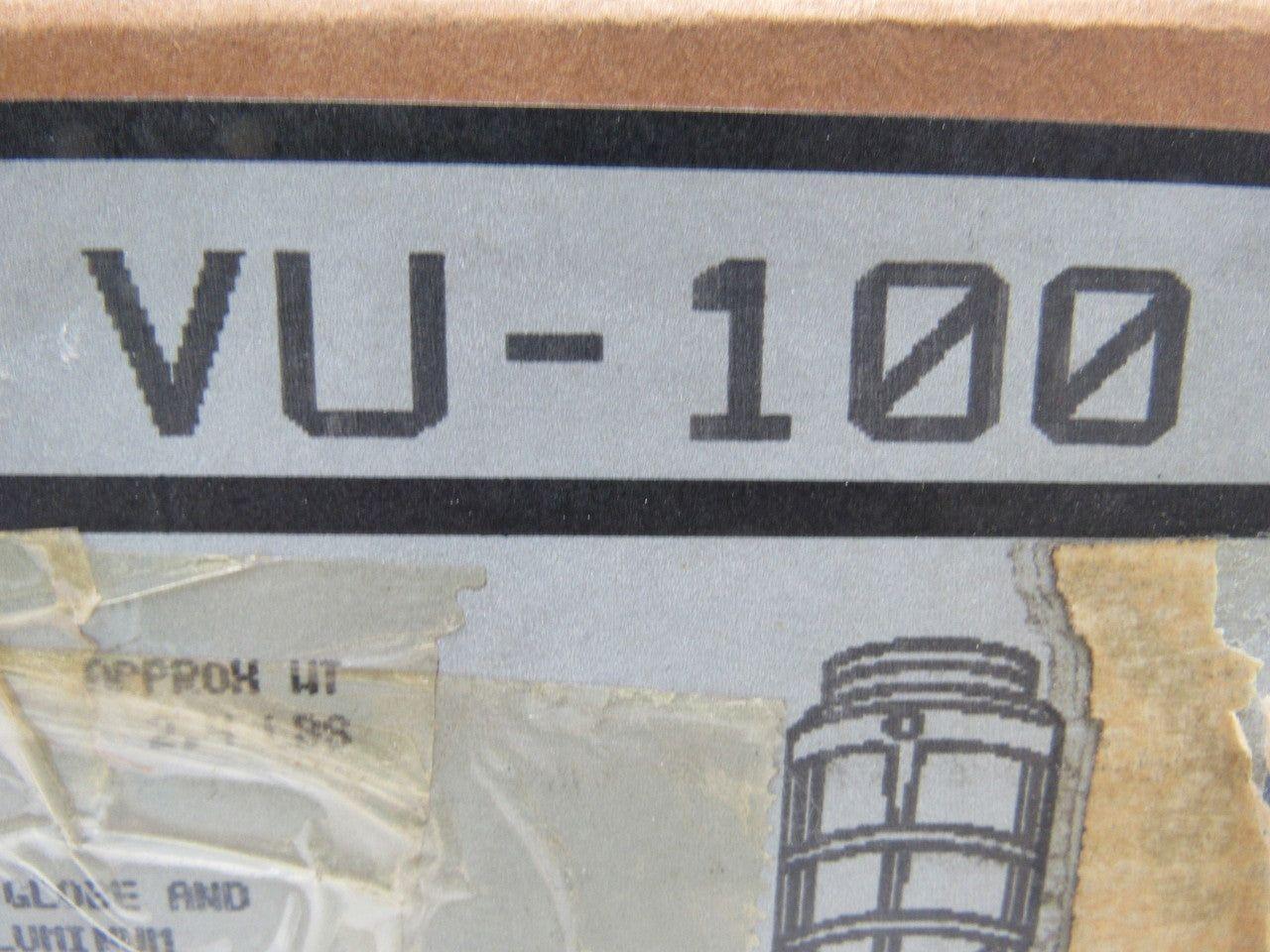 Appleton VU-100 R Alum V51 Guarded Red Globe Fixture Adapter Socket Home Studio