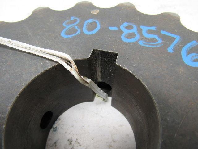 100B17 Single Roller Chain Sprocket 1-1/8" Finished Bore 7-3/8" O.D.