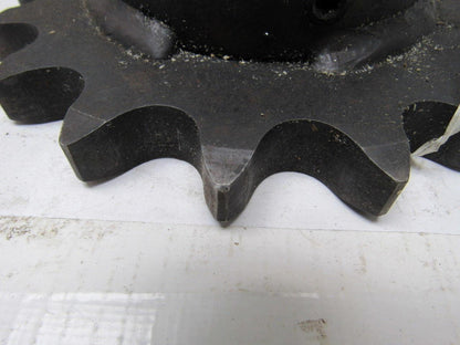 100B17 Single Roller Chain Sprocket 1-1/8" Finished Bore 7-3/8" O.D.