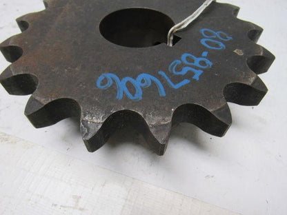 100B17 Single Roller Chain Sprocket 1-1/8" Finished Bore 7-3/8" O.D.