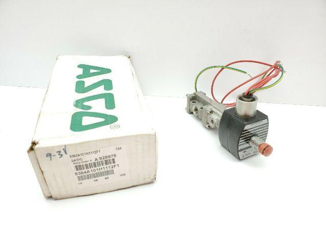 ASCO 8364A101H1112F1 1/4" 3W 24VDC Spool Solenoid Valve New