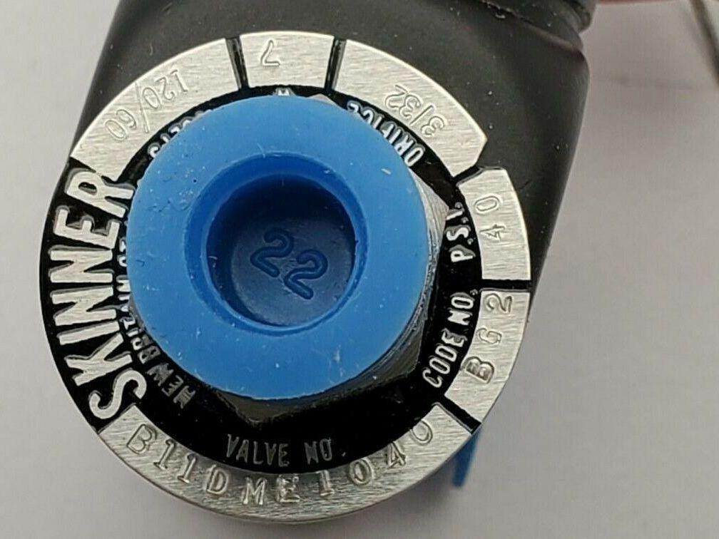 SKINNER B11DME1040 120V 1/8" NPT 40 PSI 3/32 Orifice Solenoid Valve New