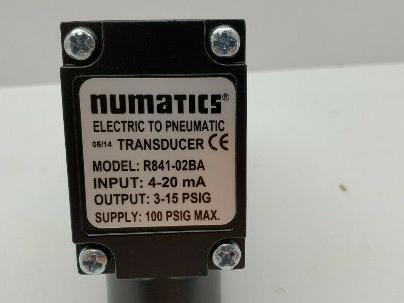Asco Numatics R841-02BA Electric To Pneumatic Transducer New