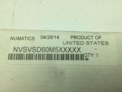 Asco Numatics NVSVSD60M5XXXXX Vacuum Sensor New