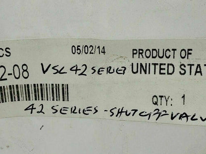 Numatics VSL42-08 Lockout Exhaust Safety Valve 1" NPT New