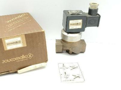 Joucomatic 13700026 24V Solenoid Valve 1/2" NPT New