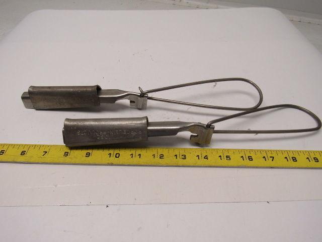 Poreclain Products 1062 Wedge Grip Clamp ACSR 4-1/0  6-1/2" Bail Length Lot of 2