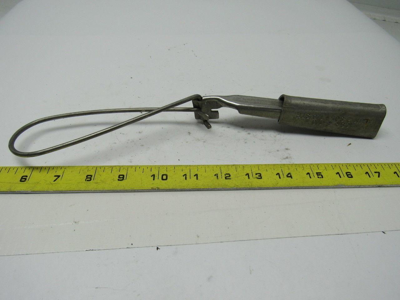 Poreclain Products 1062 Wedge Grip Clamp ACSR 4-1/0  6-1/2" Bail Length Lot of 2