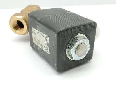 Burkert 00459059 6038 A 7/16 EF 3/8" 24V Solenoid Valve 145 PSI New