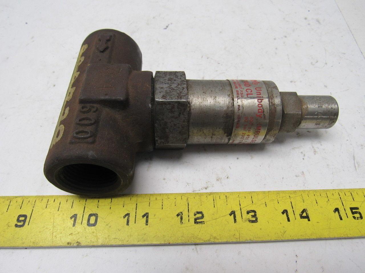 Yarway 730/740CL 3/4" Threaded Unibody Impulse Steam Trap
