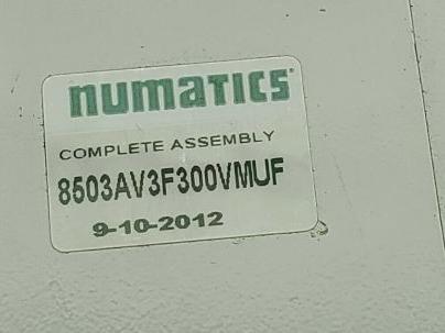 Numatics 8503AV3F300VMUF Valve Assembly R503A1B40MA00F1 P580AEPT1010A00