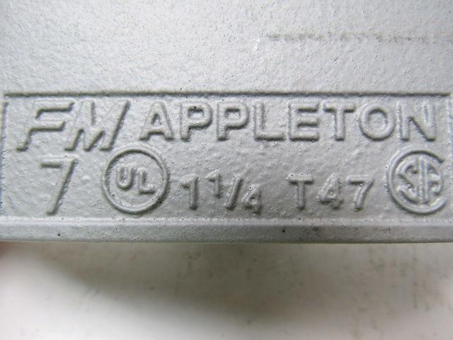 Appleton APPT47 Type T FM7 Conduit Bodies Lot of 2
