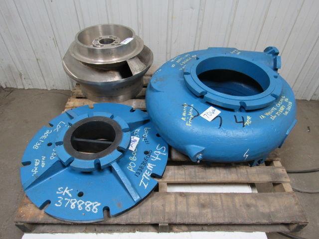 Allis Chalmers 6x8x22 Volute Pump Casing & Stainless Steel Impeller