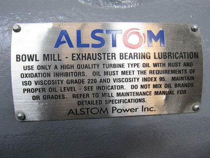 ALSTOM EX-194 Bowl Mill Exhauster Bearing Assembly / Rebuilt